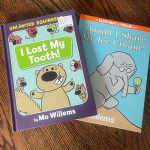 Lot of 2 Mo Willems hardback books kids 4/$20